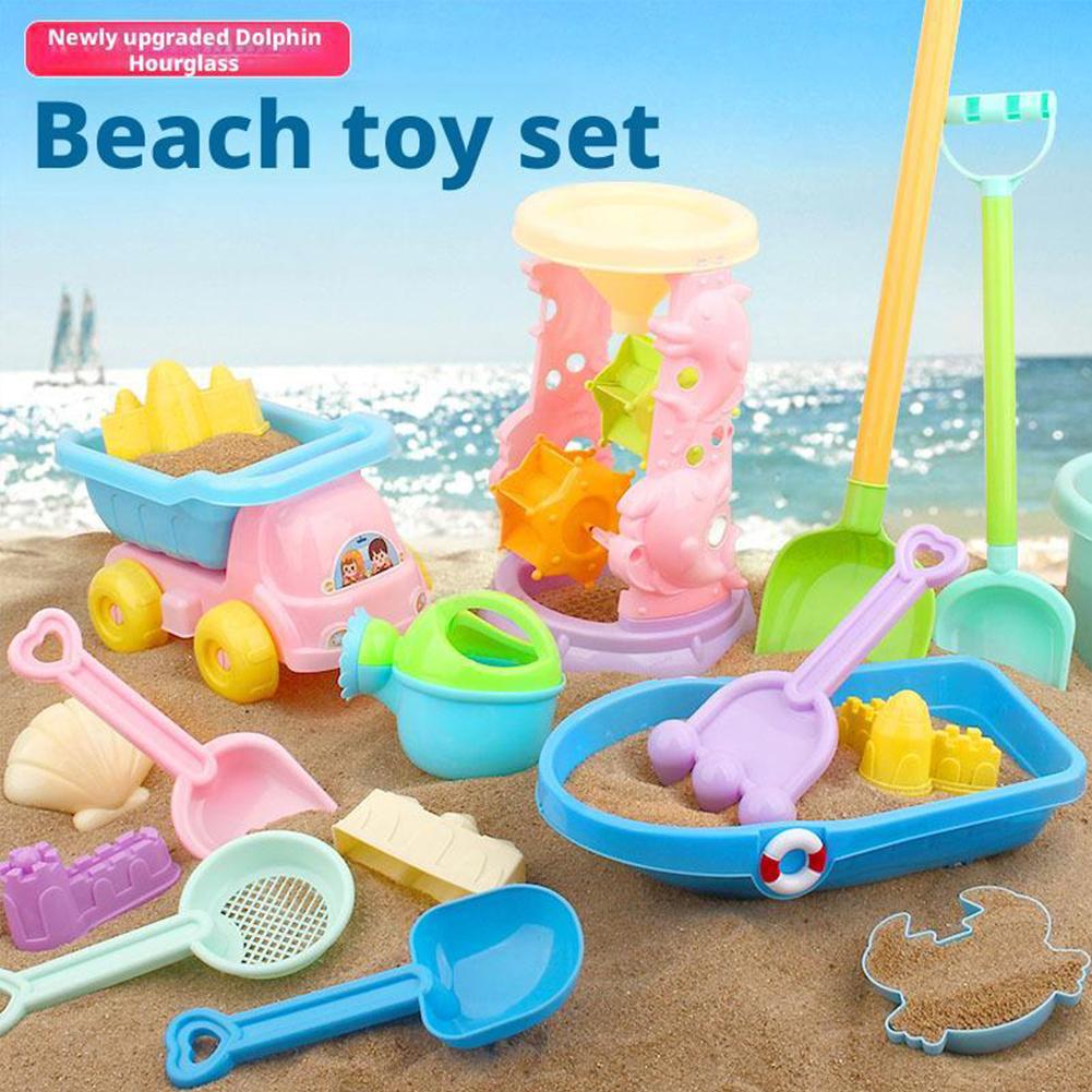 Outdoor Beach Sand Toy Set Children's Complete Tool Kit for Playing In the Sand And Creating Castles