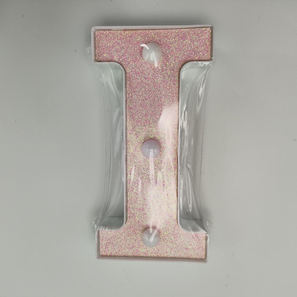 1pc Vibrant LED Lighting Letter - Battery Powered,Dimmable for Bedroom, Birthday Party, Wedding, Home, Christmas, and Eid Al-Adha Mubarak Decorations