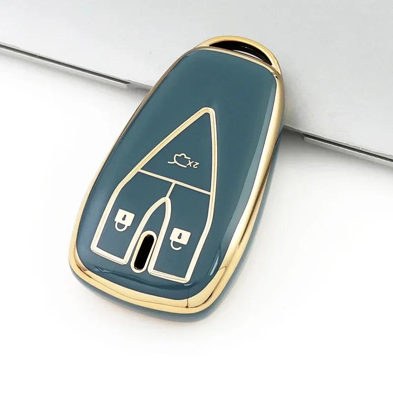 3/4/5 Knoppen TPU Auto Sleutelhanger Hoes Automative Behuizing Afstandsbediening Houder Geschikt Voor Changan Cs55 Plus Cs75 Plus Unit Unik Cs35Plus Oshan X7 X5 Auto