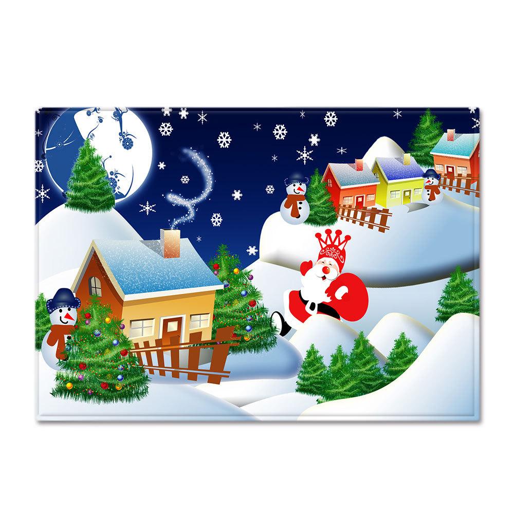 Christmas Living Room Floor Mat Bedroom Dining Room Carpet Carpet Doormat