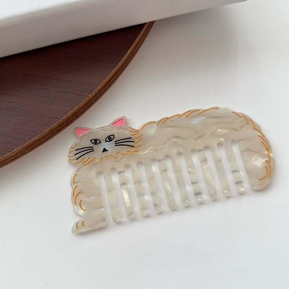 Acetate Makeup Comb Cat Hairdressing Combs Creative Acetic Acid Comb  Barber Shop Salon