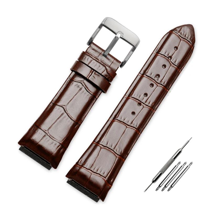 Классический 22 мм синий ремешок из натуральной кожи для часов GUESS W0040G3 W0247G3 — фото 14