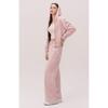 Huit Melange Velvet Wide Fit Banding Pants Htwpn5l05t