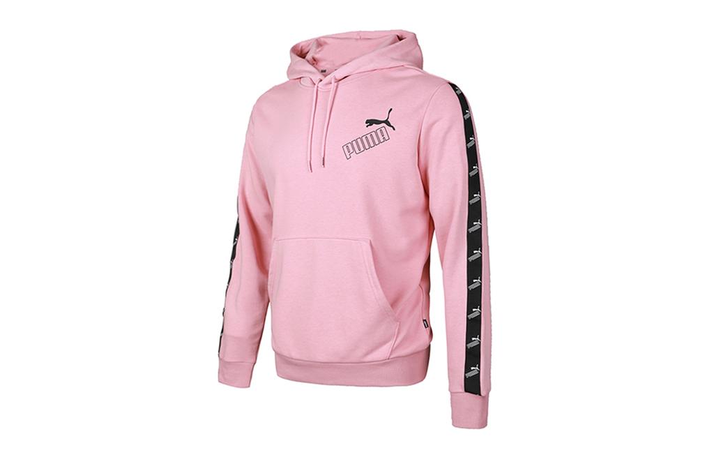 PUMA Sweatshirts Men's Pink Hooded Moderate Regular 583518-14