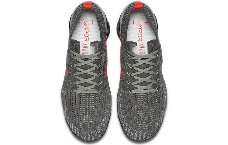 Nike Air VaporMax Flyknit 3 Grey Track Red CT1270-001
