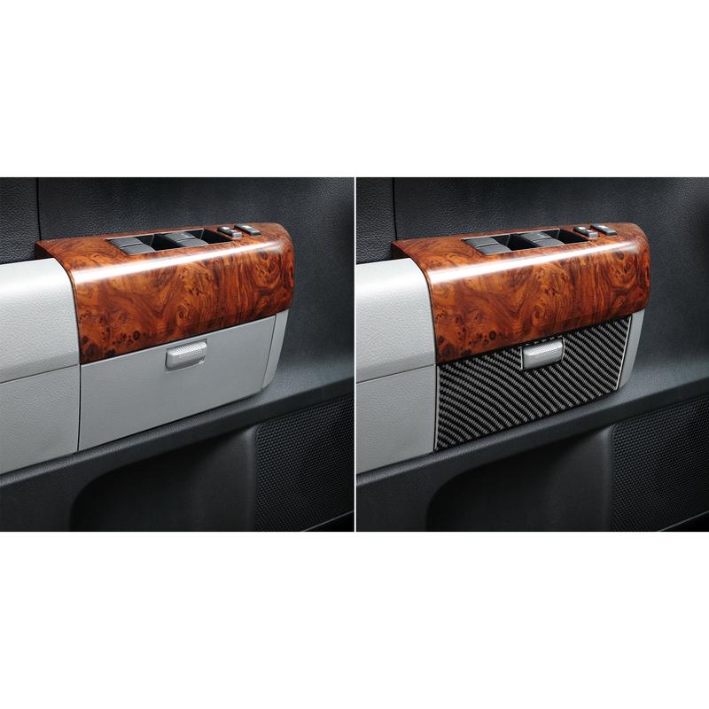 Carbon Fiber Car Accessories DR Storage Panel Decorative Modified Interior Trim Cover Soft Sticker For Toyota Tundra 2007-2013