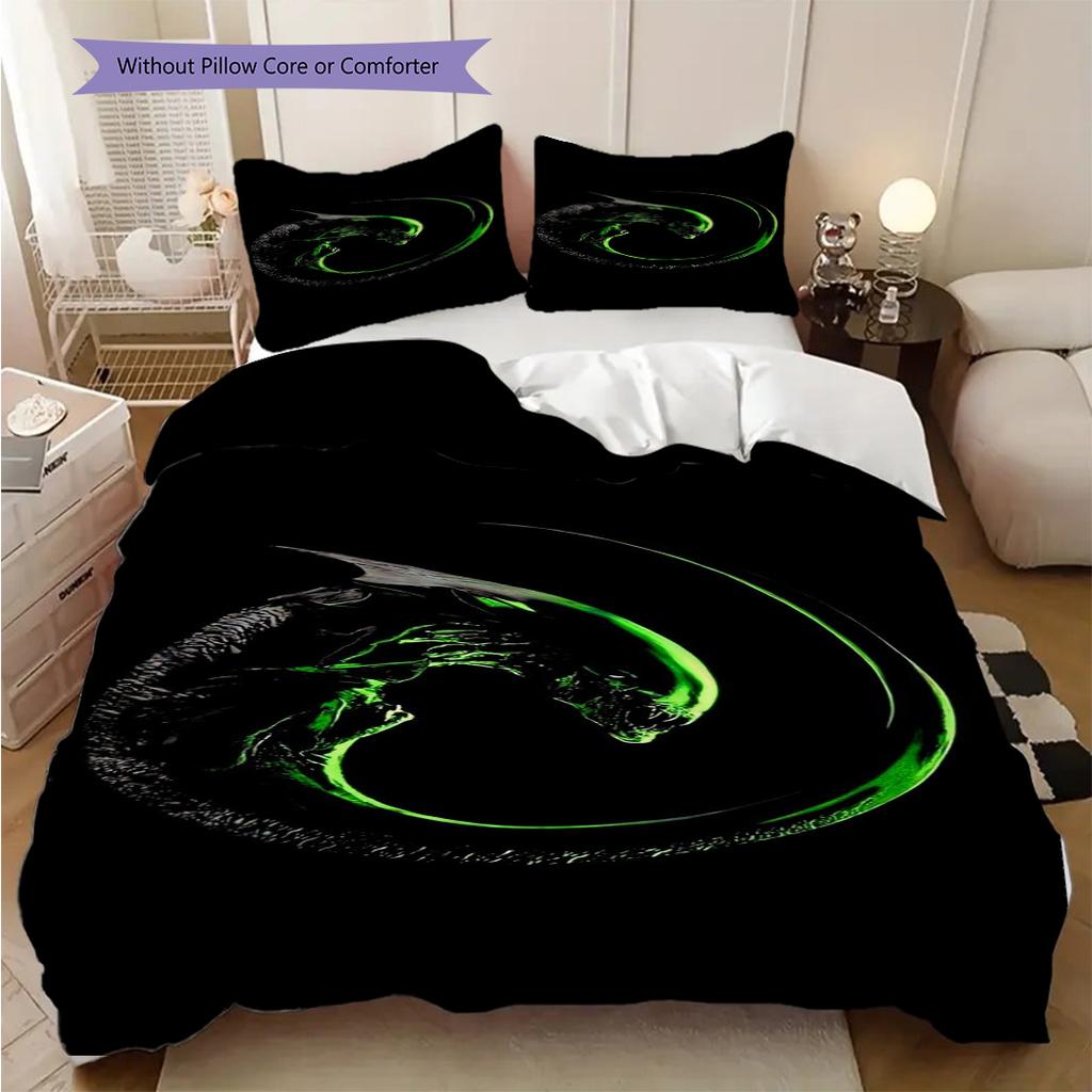 Alien Vs Predator Ultimate Battle Threepiece Set 1 Duvet Cover 2 Pillowcase Without Core Soft And Comfortable Christmas Birthday Gift
