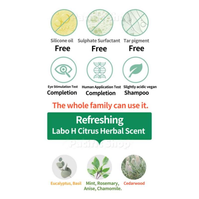 LABO-H Probiotics Scalp Skin Care Scalp Hairloss Care Straightening Shampoo 112ml X 3Ea ( 336ml / 11.36 Fl Oz)