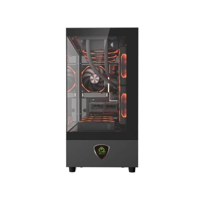 Skříň Keep Out XC-301 Sklo Černá ARGB Micro ATX/ITX Tvrzené sklo Ventilátor 420mm GPU
