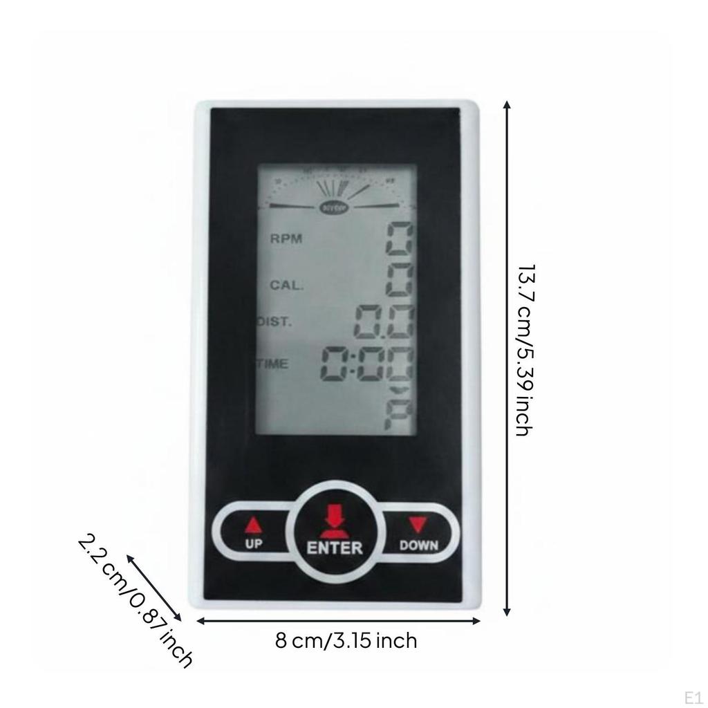 Exercise Bike Computer Monitor Display Time Counter Fitness Console Digital Screen