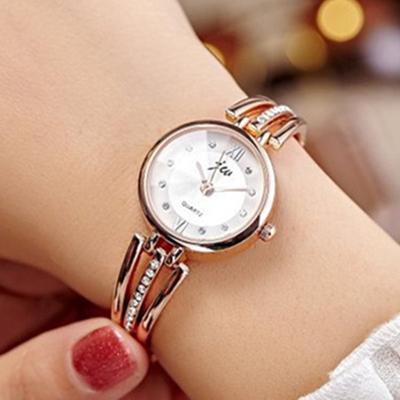 Fashion Rhinestone Watches Women Luxury Stainless Steel Bracelet Watches Ladies Quartz Dress Watches