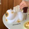 Creative Siamese Cat Cat Tissue Box Cartoon Resin Napkin Paper Box Napkin Holder Household