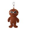 Cartoon Funny Expression Alien Doll Pendant Plush Toy Doll Bag Hanging Keychain