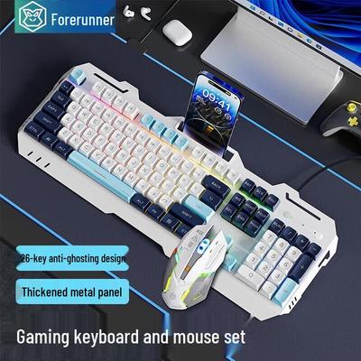 EWEADN GX90 RGB Wired Gaming Keyboard & Mouse Combo