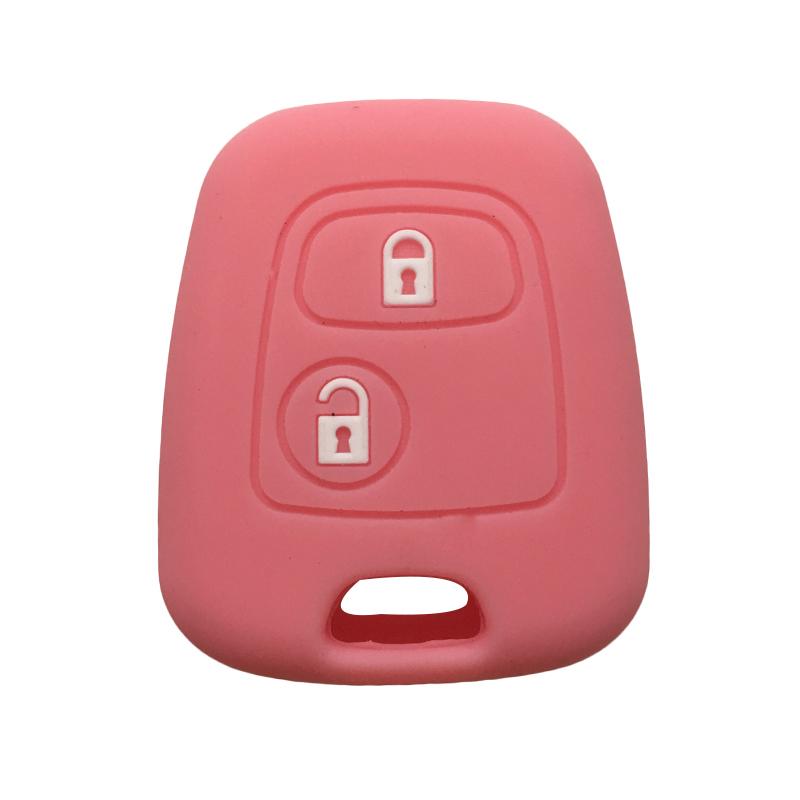 Key Cover Case for Citroen C1 C2 C3 C4 Saxo Xsara Picasso Key Cap for Peugeot 107 206 207 306 307 407 Key Case for Toyota Aygo