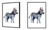 Poster picture in a frame A4 cm Donkey PD287