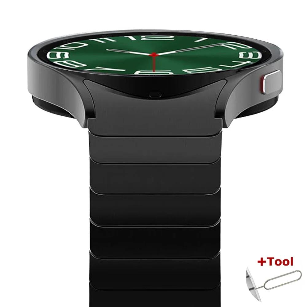 Armband für Samsung Galaxy Watch 6 Classic 47mm 43mm Band 4 42 46mm ohne Lücken Edelstahlarmband für Watch4 5 Pro 44mm 40 45mm
