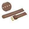 Pasek silikonowy pacific 18 mm u27  brązowy złota sprzączka