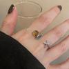 High-End Summer Shell Starfish Ring: Simple Metal Index Finger Jewelry for a Fashionable Commute