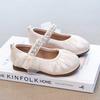 Autumn 2026 Girls' Korean Style Princess Flats - Versatile, Soft Sole Leather Shoes