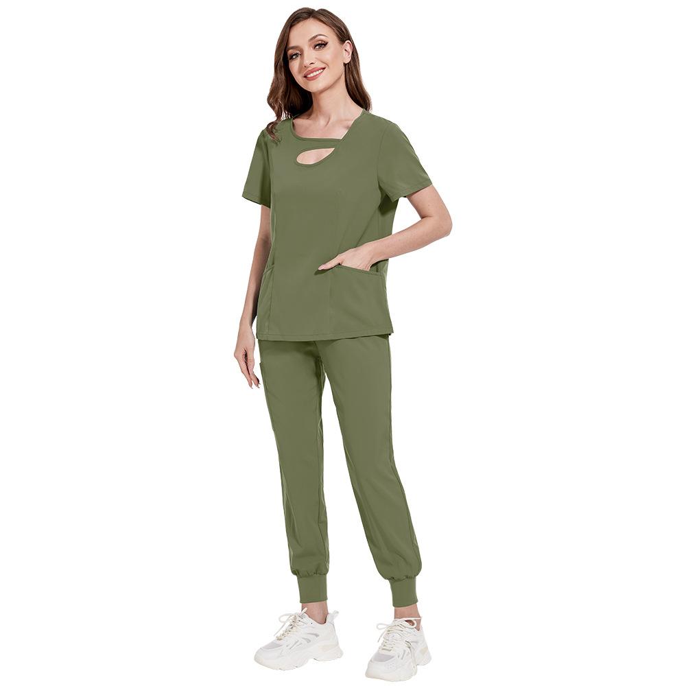 Beauty Workwear Women Medical Nurses Surgical Set Pants Clinic Carer Clothes Nursing Jogger