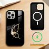 Glow In The Dark Butterfly   Phone Case For iPhone17,16,15,14,13,12,11 Plus,Pro Magnetic For Magsafe Wireless Charging