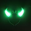 Luminous Glow Toy Cow Horn Headband for Concerts and Events