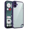 CMF By Nothing Phone One Case Shockproof Silicone Bumper with Clear Back Hard Cover Phone Case for Nothing CMF Phone 1 CMFPhone1