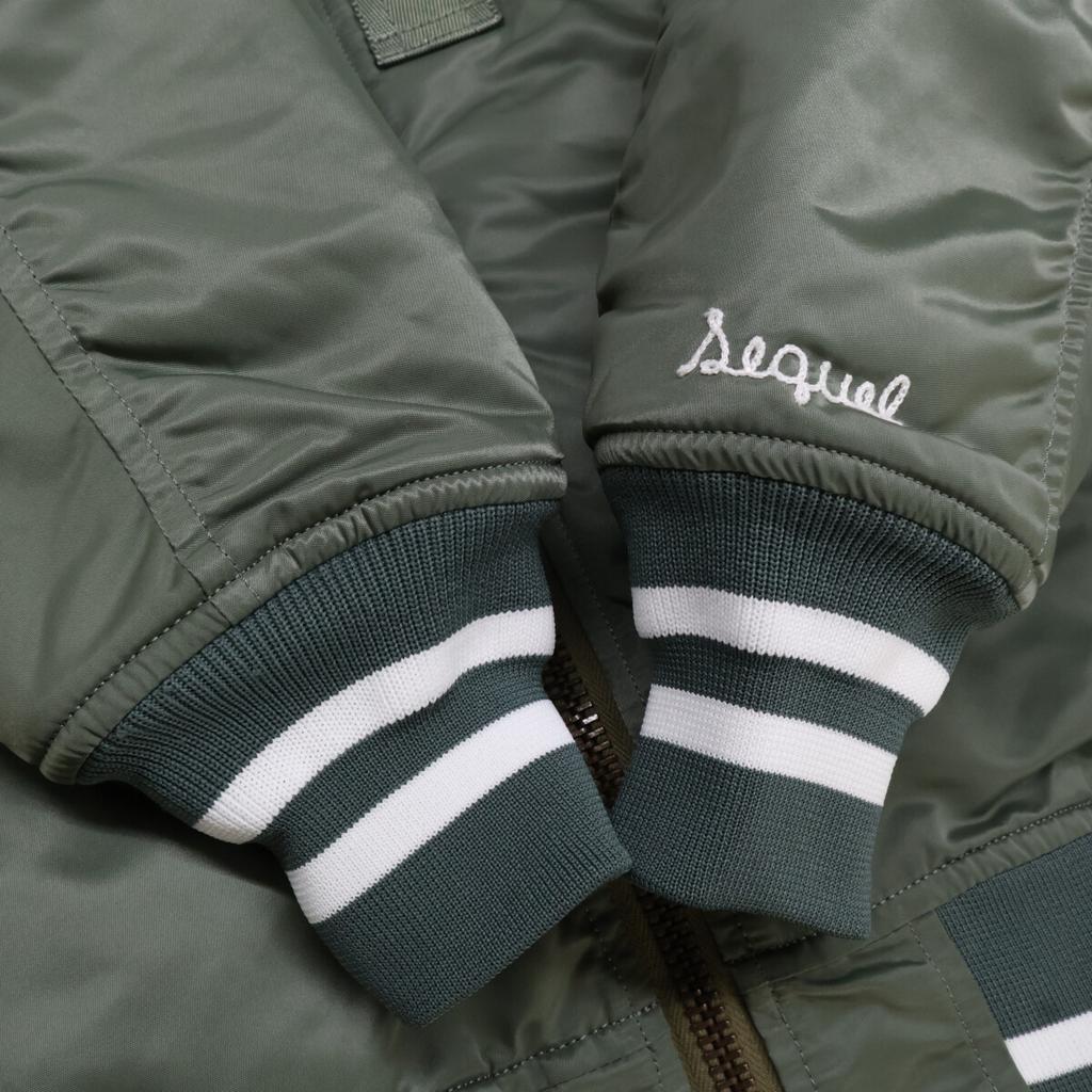 SEQUEL Khaki 21AW MA1 Flight Jacket Jacket S khakiUsed