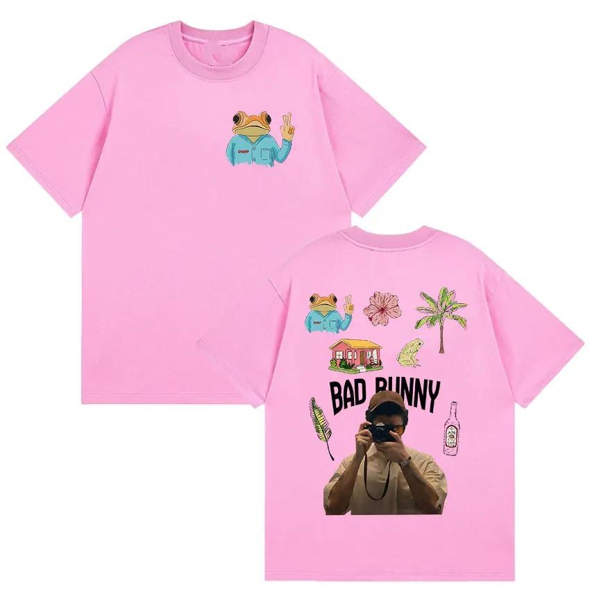 Unisex Vintage High Quality Cotton T Shirt Debi Tirar Mas Fotos Bad Bunny Album 2026 Graphic TShirt Fashion Cozy Oversized Tees