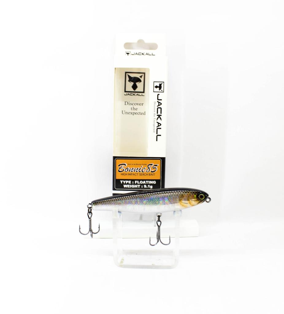 Jackall Bonnie 85 Floating Lure HL Silver & Black (8952)
