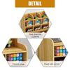 Wooden Desktop Organizer Multi Functional Desk Pen Holder Storage Box Desktop Stationary Storage Organizer for Home