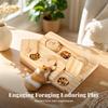 Wooden Hamster Foraging Tray Boredom Breaker Small Pet Toy Smooth Edges