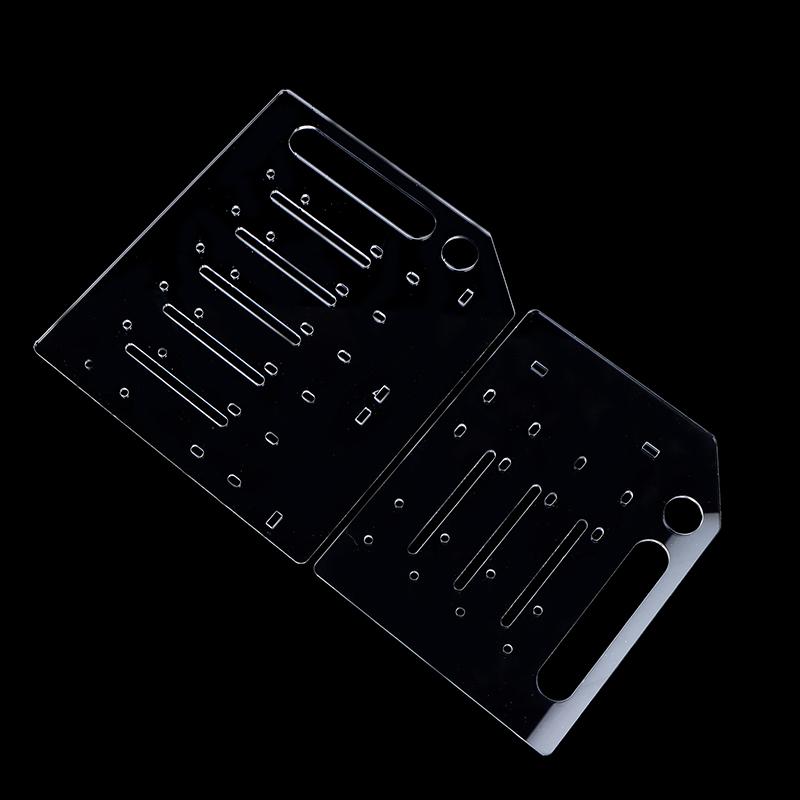 3/4/6/8Layer Hard Drive Cage Hard Drive Bracket For 3.5In Hdd Ssd Diy Storage Acrylic Rack Shelf With Cooling Fan Space