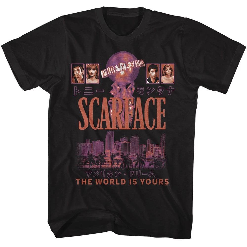 Scarface World Is Yours Poster Style Black Movie Children s T-shirt 110