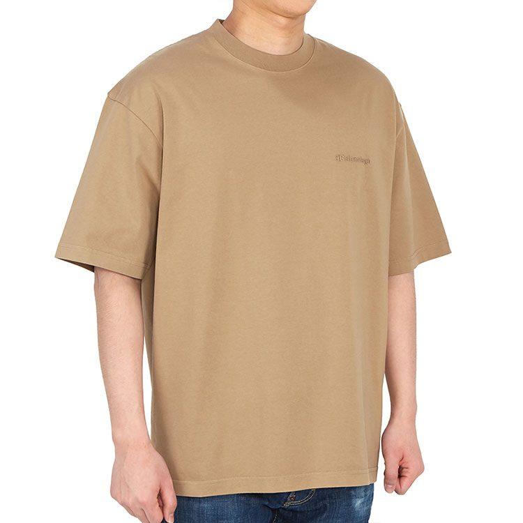 Balenciaga SS21 T Shirt Men's Khaki 612966TJV879504