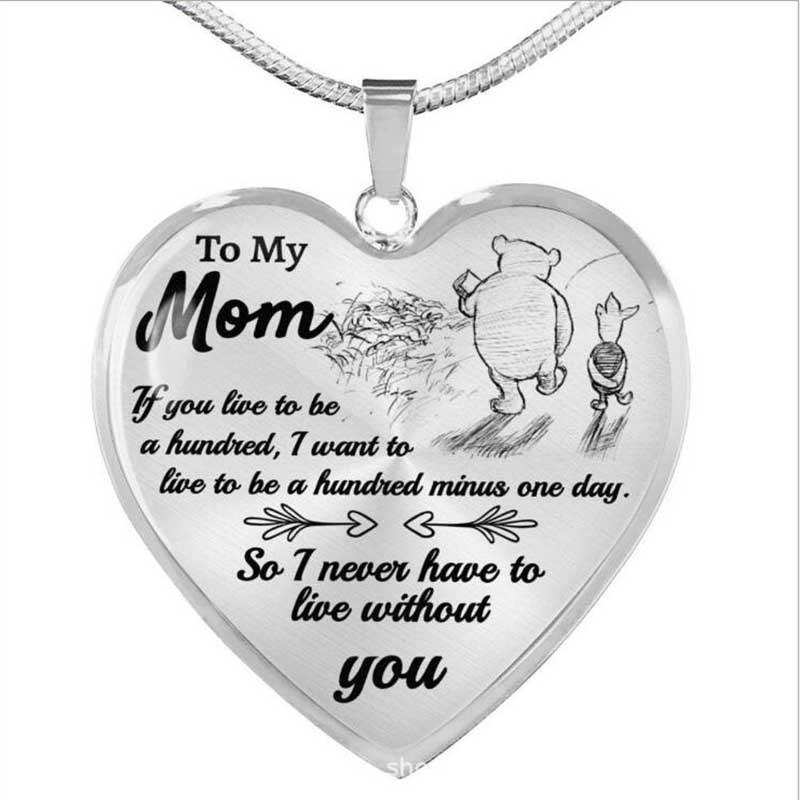 Für meine Tochter Liebesanhänger Halskette - Europäischer & Amerikanischer Allround-Schmuck Pulloverkette