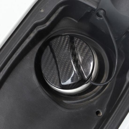 Real Carbon Fiber Car Fuel Tank Cap Cover Trim For BMW 1 3 4 5 7 Series