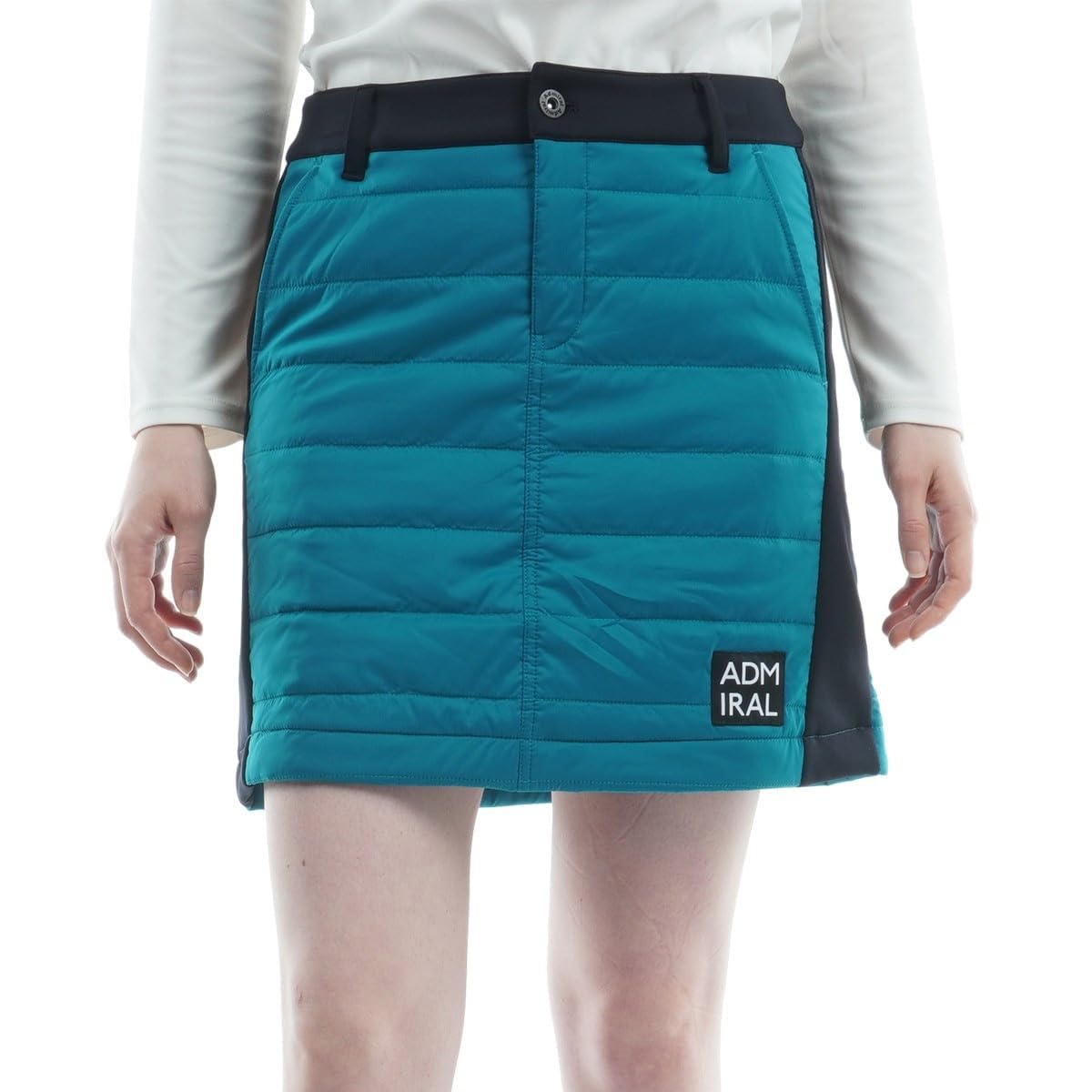

Admiral Golf ADLA294 Women s Mini Lip Padded Tennis Skirt, Blue-Green, Size M