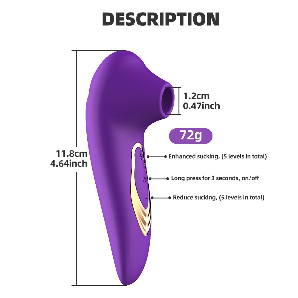 Mini Tragbare Sexspielzeuge für Frauen Klitoris G-Punkt Nippel Saug Vagina Vibrator für Frauen Klitoris Vakuum Orgasmus Stimulator Sexspielzeug