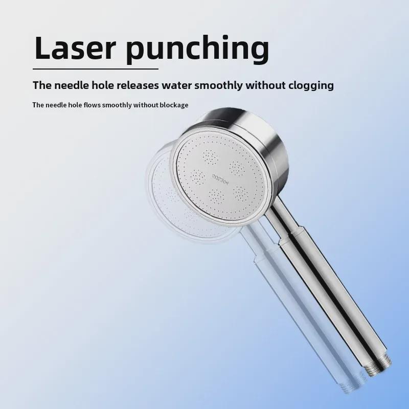 304 Stainless Steel High-Pressure Shower Head Set for Home Use