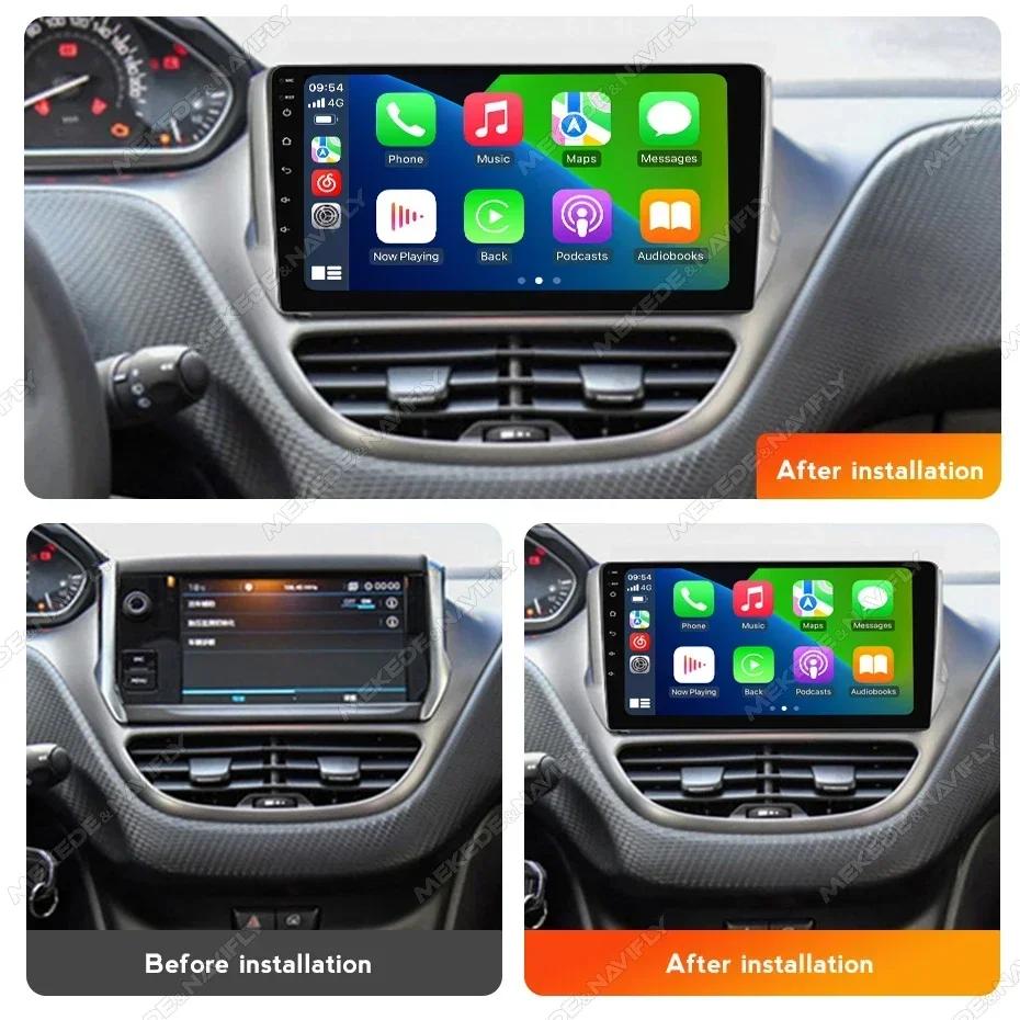 Android Car Radio Multimedia Player for Peugeot 2008 208 Series 2013-2020 Carplay Auto Autoradio GPS Navigation Stereo Receiver