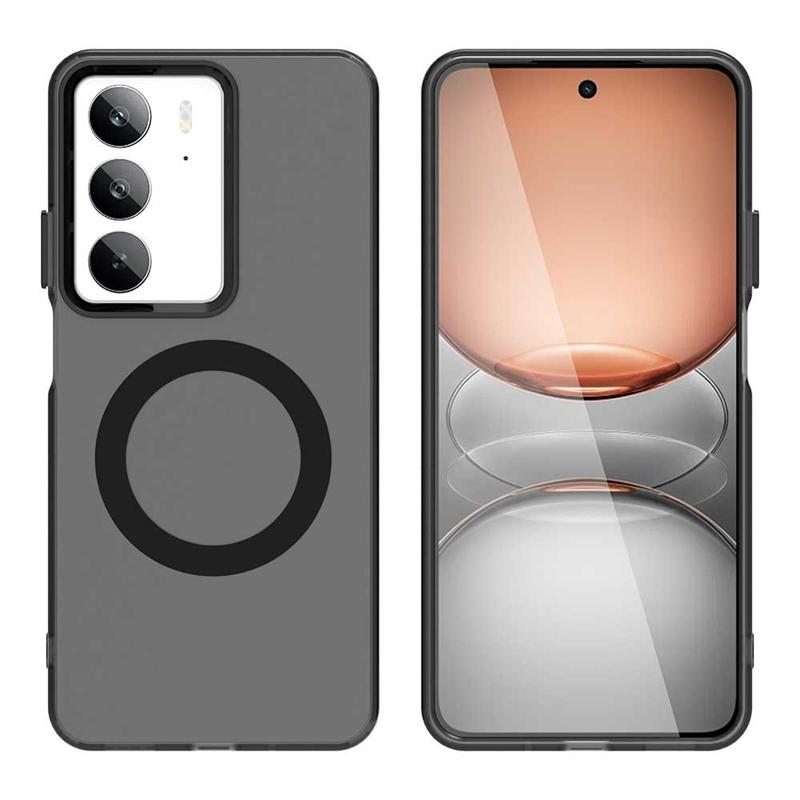 Για Realme C75 Θήκη Κάλυμμα Realme C75 Capas Πίσω Μέρος Τηλεφώνου Ασύρματη Φόρτιση Δακτυλιοειδής Μαγνητική Ματ Διαφανής Θήκη OPPO Realme C75