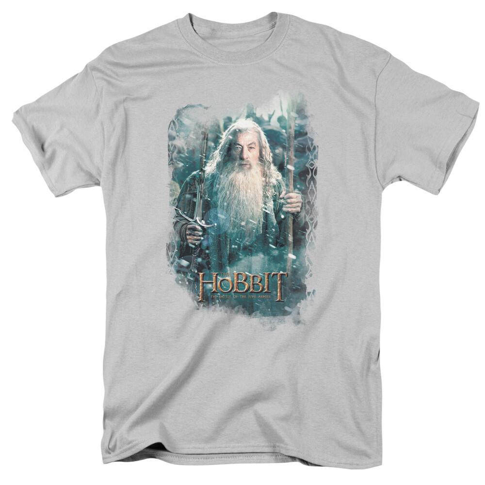 

26 The Hobbit Gandalfs Army T Shirt Mens Licensed Fantasy Movie Tee Bilbo Silver Unisex T-Shirt XXXXL