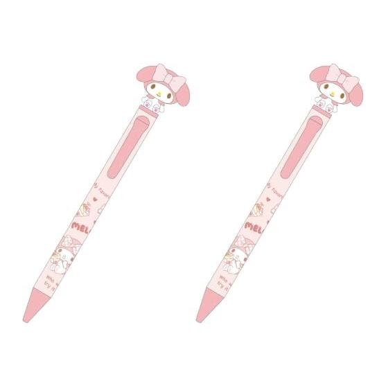 Funbox Sanrio Ballpoint Pen Bobbing Pen My Melody 2 Mascot Wobbles and Shakes