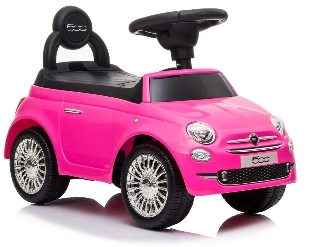 Jeździk Pchacz Chodzik Fiat 500 Różowy