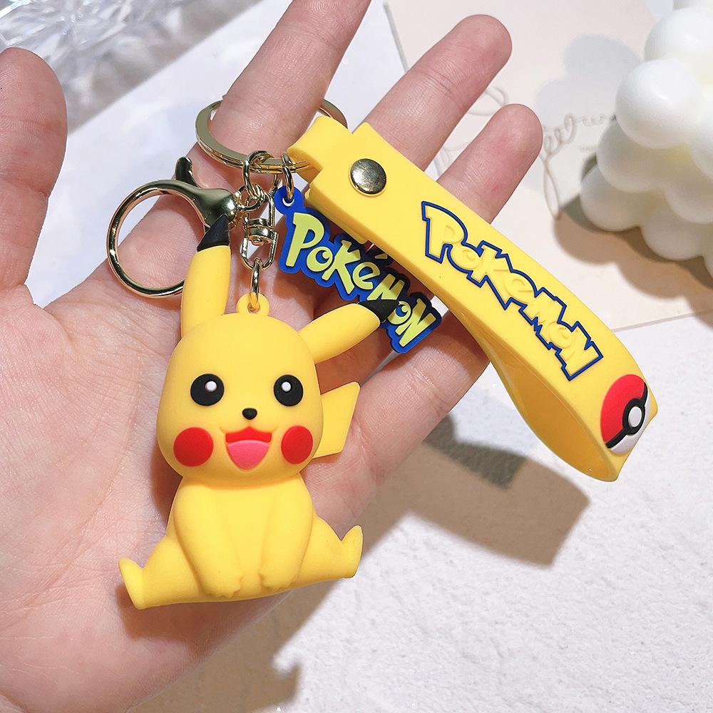 85 Styles Pokémon Pocket Monster Keychain Bag Decor Pikachu Desk Ornaments Car Key Chain Accessories Small Gift Between Friends
