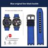 22mm High Quality Nylon Canvas Strap For Tissot MotoGP T-Sport Racing Series T115.417 T115.427A Rubber Bottom Watchband Bracelet