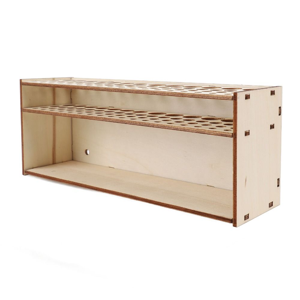 Wooden Paintbrush Organizer Multi Hole Brush Storage Rack New Brush Holder  Desktop Storage