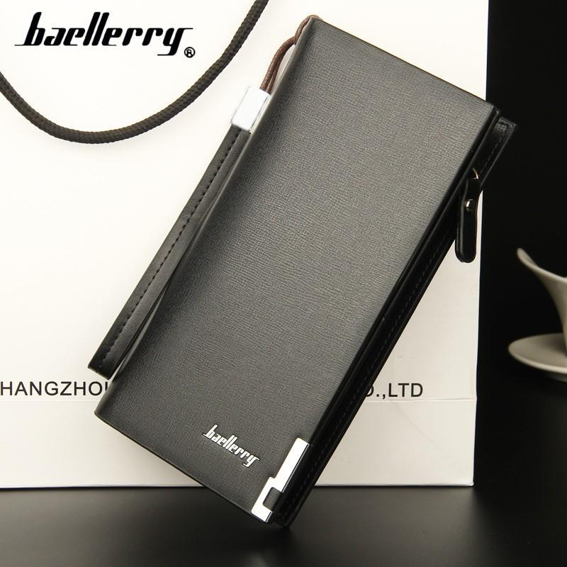 Wallet Men's Long Korean Version Business Large Capacity Handbag Zipper Multifunctional